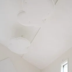 Akustiikkapilvi Ilmava pilvimuoto vaakariippuva 120x80 cm valkoinen*Yeseco Online