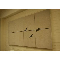 Akustiikkataulu Quiet 320x160 cm kollaasi 8 kpl 80x80 cm eri kuvia (myös omalla kuvalla)*Yeseco