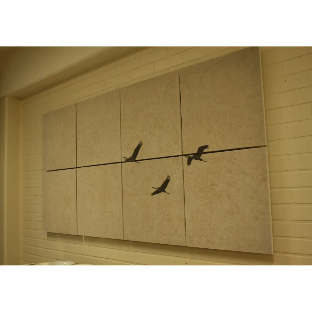 Akustiikkataulu Quiet 320x160 cm kollaasi 8 kpl 80x80 cm eri kuvia (myös omalla kuvalla)*Yeseco