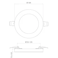 Alasvalo Cio Multi, 9W, himmennettävä, valkoinen*Airam Discount