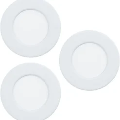 Hot Alasvalosarja 3 x Fueva 6 LED CCT Ø8.6cm valkoinen Älyvalaistus