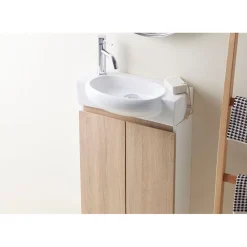 Allaskaappi altaalla Furniture Tacna 50cm valkoinen/puu*Bathco Best