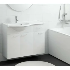 Allaskaappi altaalla Marilyn 900, 900x330/460, valkoinen, eri vaihtoehtoja*Otsoson Discount