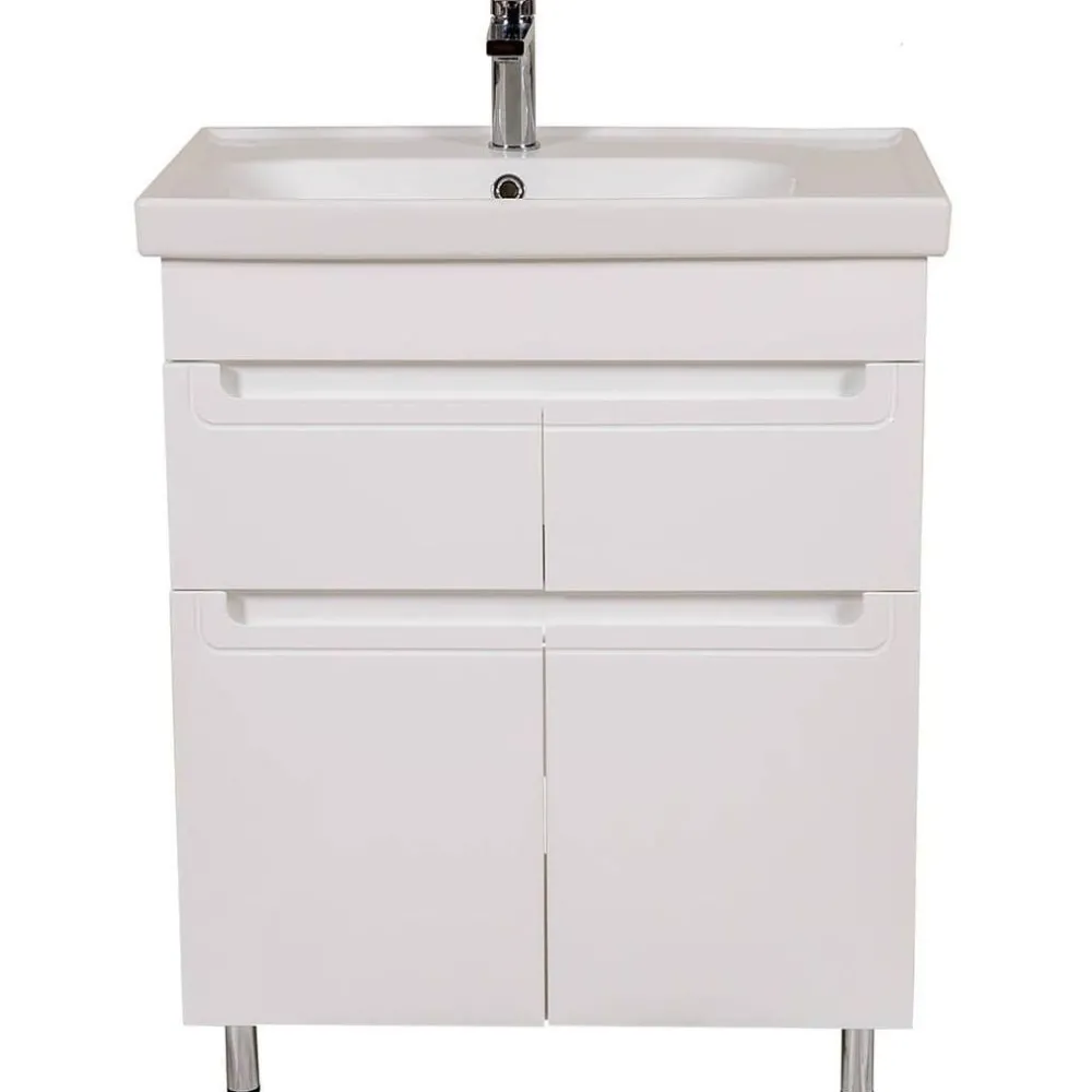 Discount Allaskaappi Omega 70 ja allas Como 850 x 700 x 450 mm Allaskaapit