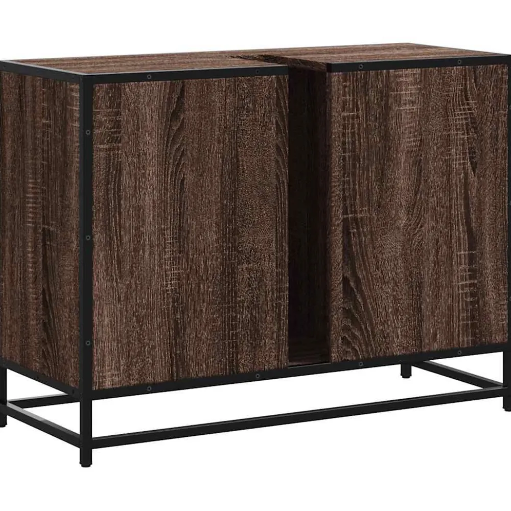 Allaskaappi ilman allasta tekninen puu, 80x33x60 cm, eri värejä (42175)*FinePRICE