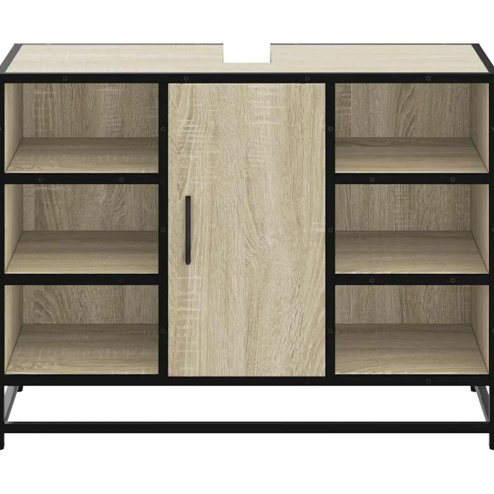 Allaskaappi ilman allasta tekninen puu, 80x33x60 cm, eri värejä (42175)*FinePRICE