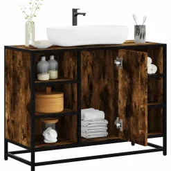 Allaskaappi ilman allasta tekninen puu, 80x33x60 cm, eri värejä (42175)*FinePRICE