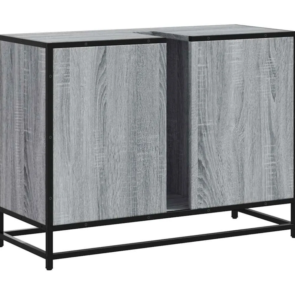 Allaskaappi ilman allasta tekninen puu, 80x33x60 cm, eri värejä (42175)*FinePRICE