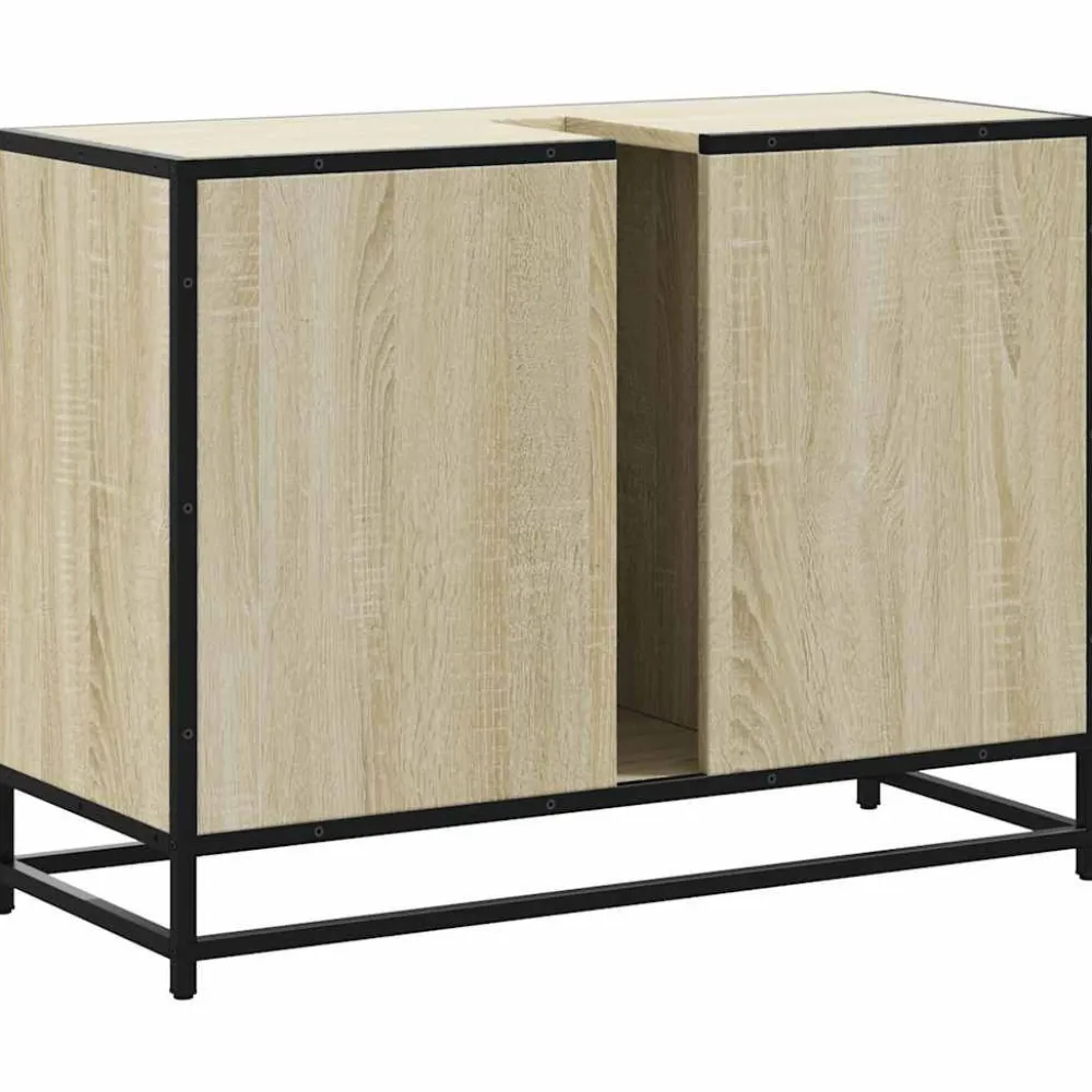 Allaskaappi ilman allasta tekninen puu, 80x33x60 cm, eri värejä (42175)*FinePRICE