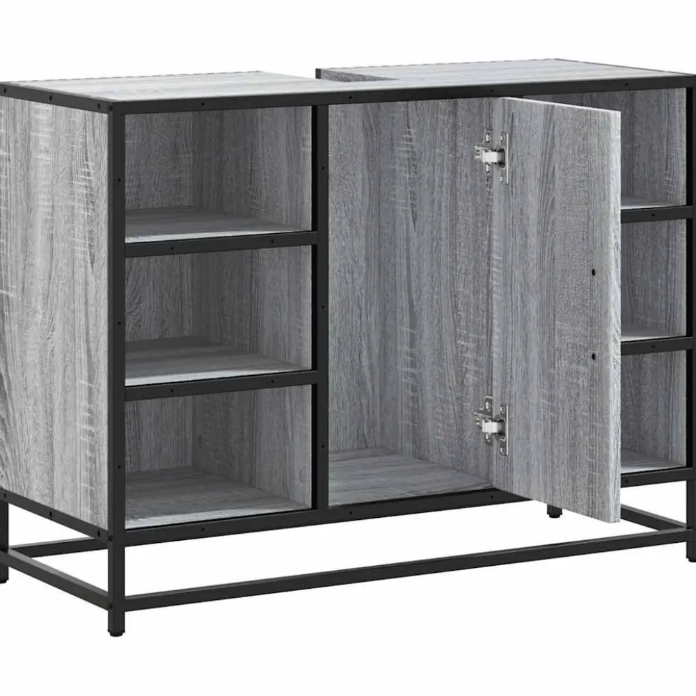 Allaskaappi ilman allasta tekninen puu, 80x33x60 cm, eri värejä (42175)*FinePRICE