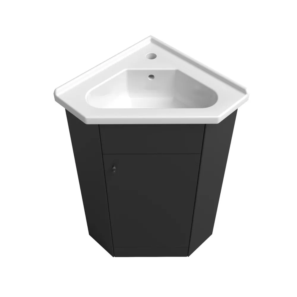 Allaskaappi ja kulma-allas , 420x420x825mm, eri värejä*Interia Outlet