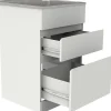 Allaskaappi NTB 5 560x880x520 valkoinen/rst*Nordic Tech Clearance