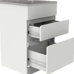 Allaskaappi NTB 5 560x880x520 valkoinen/rst*Nordic Tech Clearance