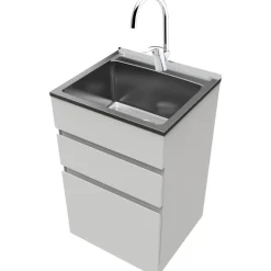 Allaskaappi NTB 5 560x880x520 valkoinen/rst*Nordic Tech Clearance