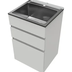 Allaskaappi NTB 5 560x880x520 valkoinen/rst*Nordic Tech Clearance