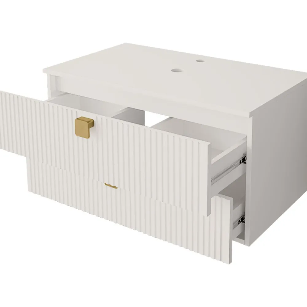 Best Allaskaappi pesualtaalla 80 GARIANO 01, 80cm, musta Allaskaapit