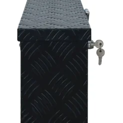 Alumiinilaatikko 485x140x200mm musta*FinePRICE New