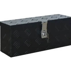Alumiinilaatikko 485x140x200mm musta*FinePRICE New