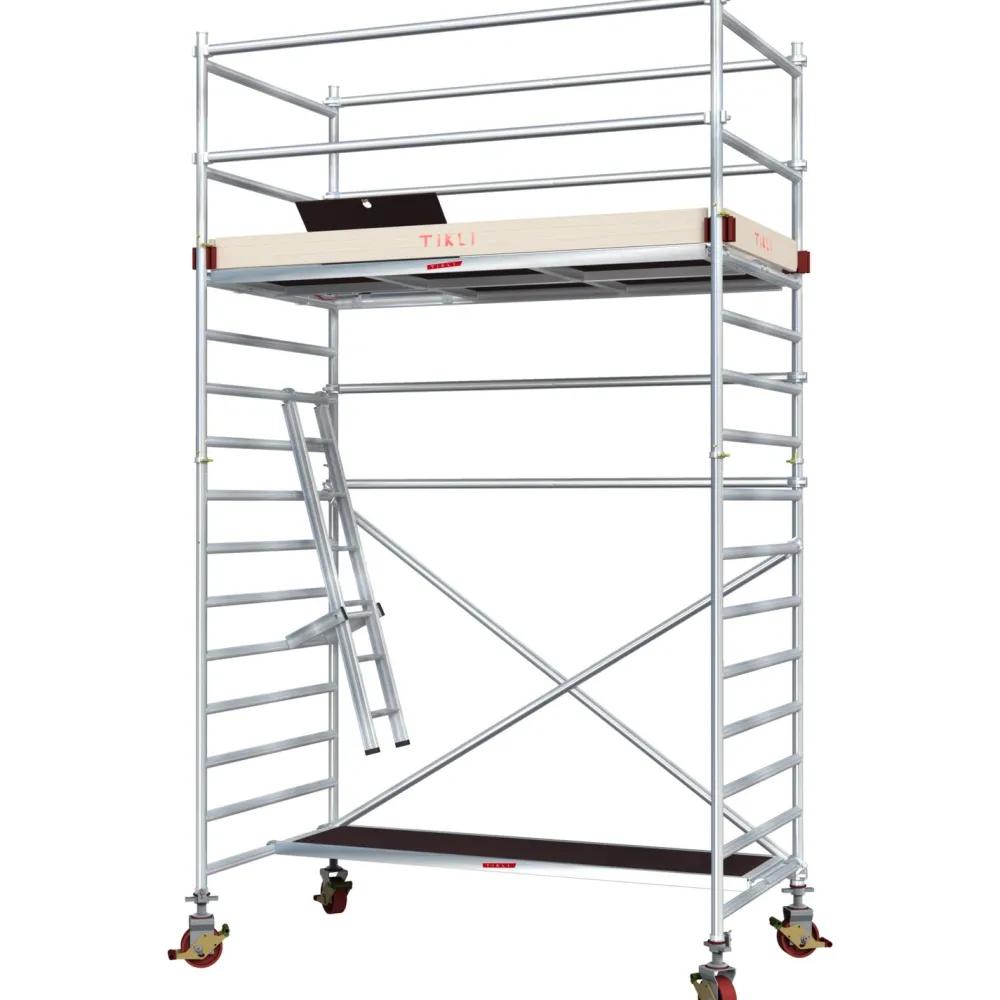 Alumiiniteline Jumbo 9900P, tasokorkeus 3.4m, 250x135cm*Tikli Sale