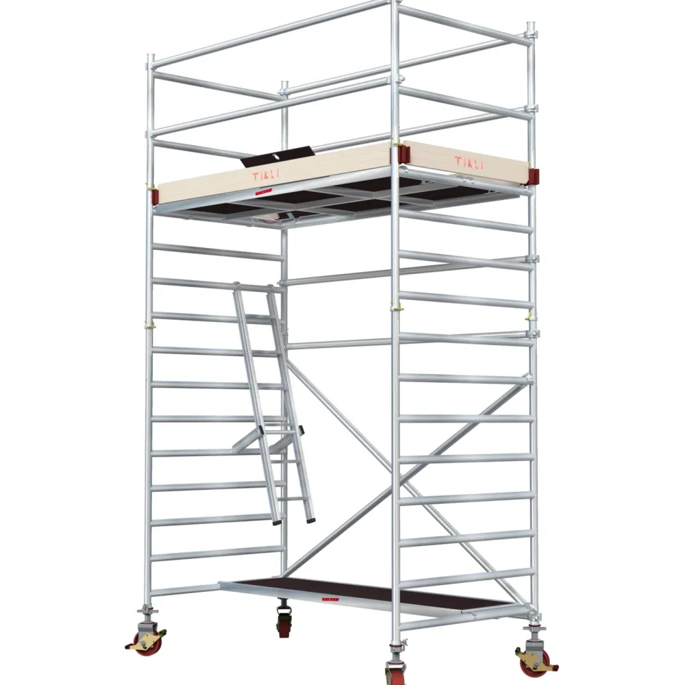 Alumiiniteline Jumbo 9900P, tasokorkeus 3.4m, 250x135cm*Tikli Sale
