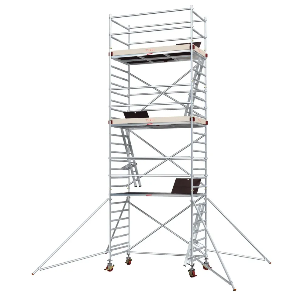 Discount Alumiiniteline Jumbo 9900-6P, tasokorkeus 6.5m, 250x135cm Tikkaat
