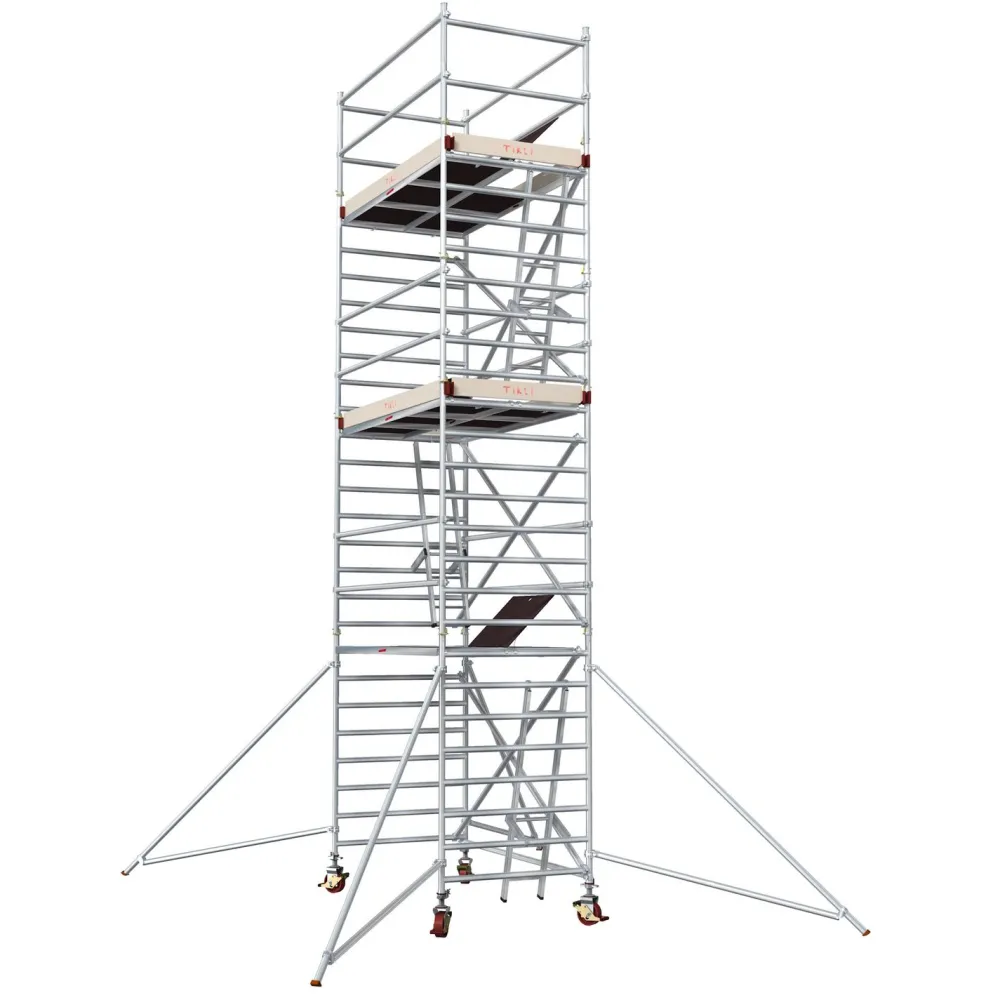 Discount Alumiiniteline Jumbo 9900-6P, tasokorkeus 6.5m, 250x135cm Tikkaat