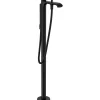 Ammehana Vivenis, lattia-asennukseen, mattamusta*Hansgrohe Best