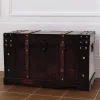 Arkkupöytä vintage aarrearkku puu 66x38x40 cm*FinePRICE Best
