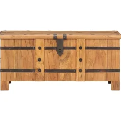 Arkkupöytä 90x40x40 cm täysi akaasiapuu*FinePRICE Best