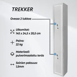 Sale Asekaappi 3 asetta musta Asekaapit