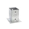 Outlet Asennusjalka 90x90 mm tolpalle, kuumasinkitty Aitatolpan Jalat