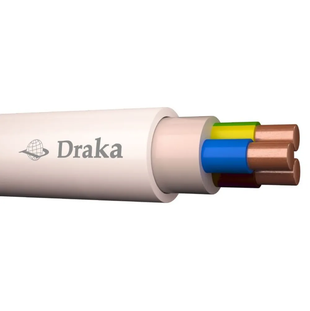 Asennuskaapeli MMJ 300/500 V 3x1,5 S R100 muovivaippainen*Draka Sale