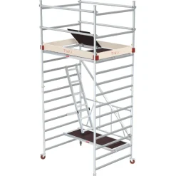 Sale Asennusteline Jumbo 178BK+1+1, 185x135cm, 2.8m tasokorkeus Tikkaat