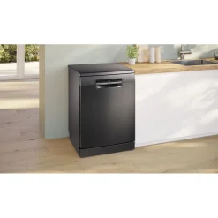 Astianpesukone Serie 4 SMS4EMC06E 60cm musta teräs*Bosch Hot