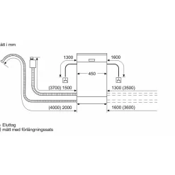 Astianpesukone SPU4HMW12E Serie 4, integroitava*Bosch Discount