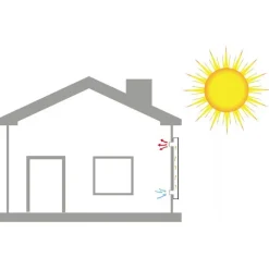 Outlet Aurinkoilmalämmitin Airplus 100 100,6 x 66,4 cm Aurinkokeräimet|Puhaltimet