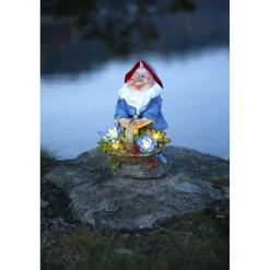 New Aurinkokennokoristevalaisin Gnomy, 22cm,  moniväri Aurinkokennovalaisimet