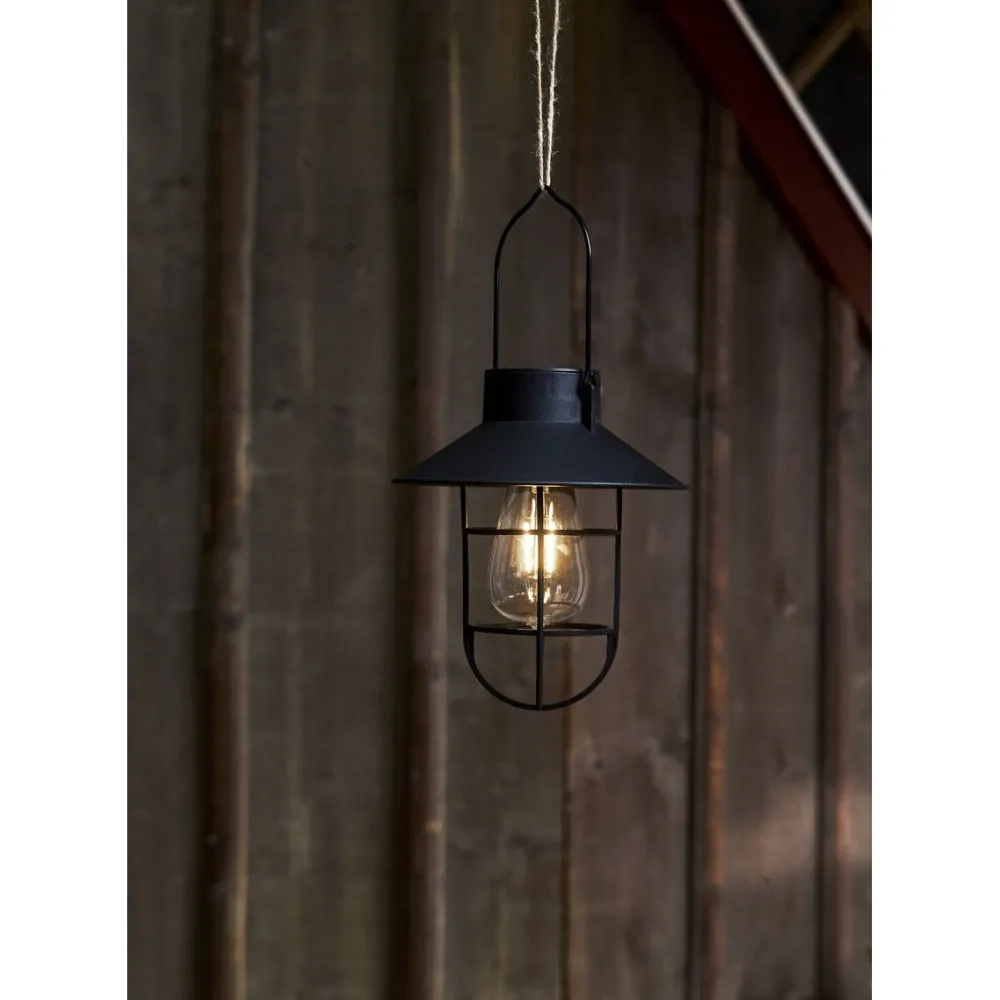 Online Aurinkokennolyhty Cage, 21cm, musta Aurinkokennovalaisimet