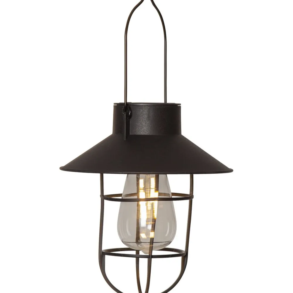 Online Aurinkokennolyhty Cage, 21cm, musta Aurinkokennovalaisimet
