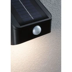 New Aurinkokennoseinävalaisin Lesly 113x126mm USB-ladattava hämäräohjattu liiketunnistin IR IP65 3000K 5.5W 400lm antrasiitti Ulkovalaisimet Liiketunnistimella Ja Hämäräkytkimellä|Ulkovalaisimet Liiketunnistimella