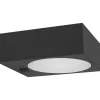 Aurinkokennoseinävalaisin tunnistimella Darfano, IP54, 4000K, alas, musta*Eglo New