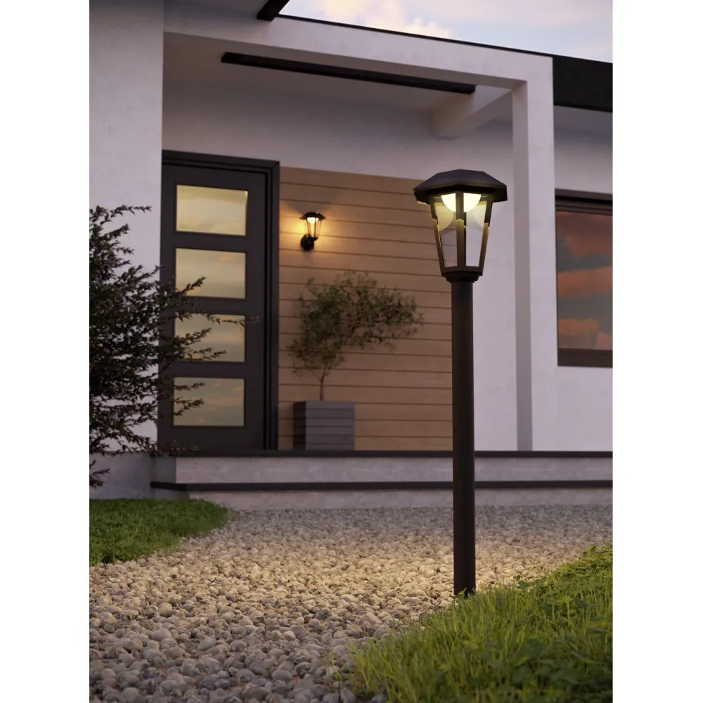 Discount Aurinkokennovalaisin LED Prietta musta Puutarhavalaisimet