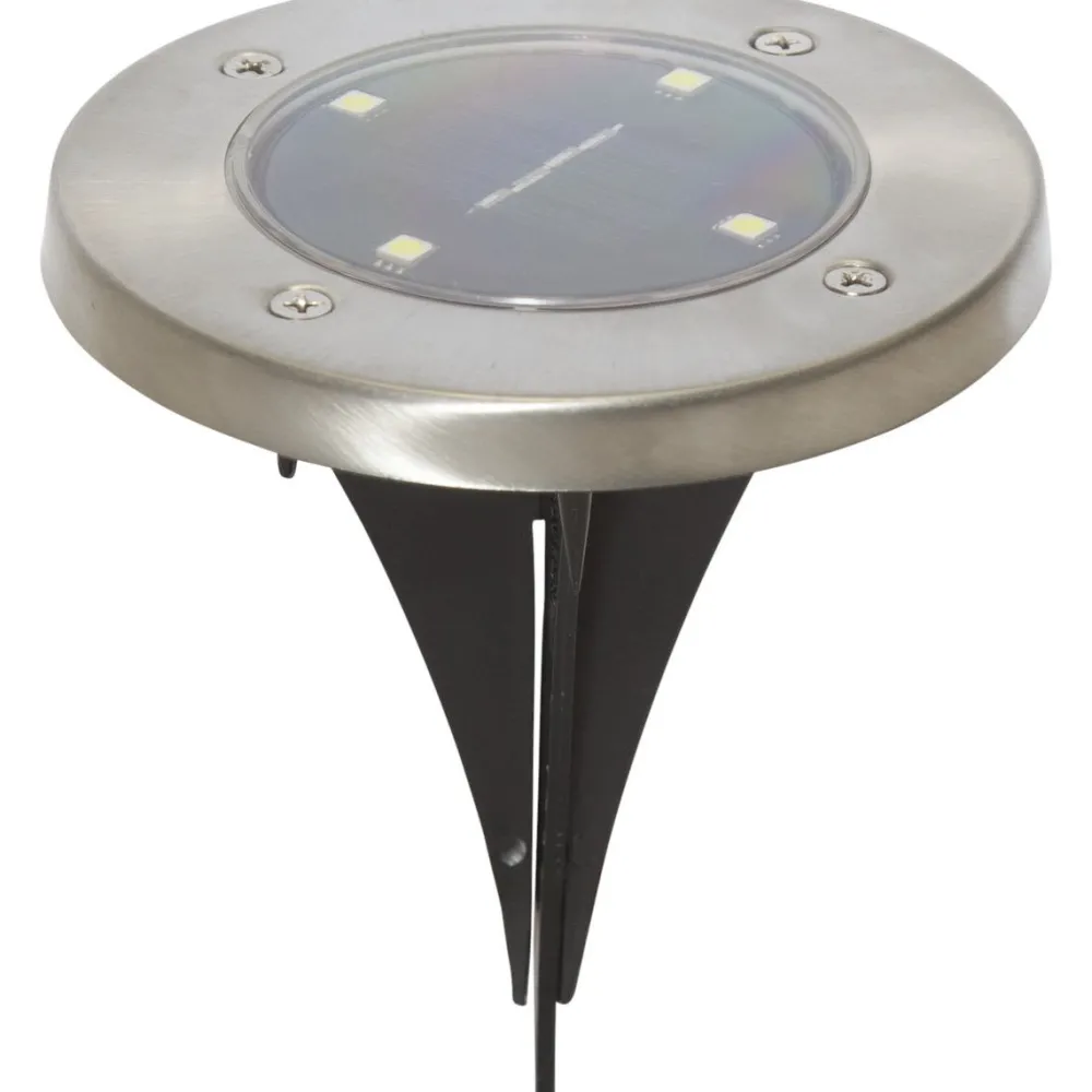 Aurinkokennovalaisin Lawnlight, hopea, 3kpl*Star Trading Outlet