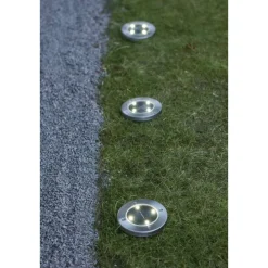 Aurinkokennovalaisin Lawnlight, hopea, 3kpl*Star Trading Outlet