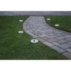 Aurinkokennovalaisin Lawnlight, hopea, 3kpl*Star Trading Outlet