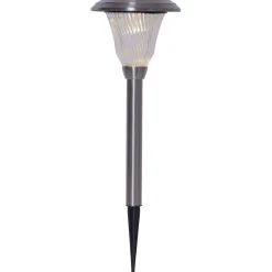 Best Aurinkokennovalaisin Barcelona, 170x170x410mm, hopea Puutarhavalaisimet|Led-Ulkovalot