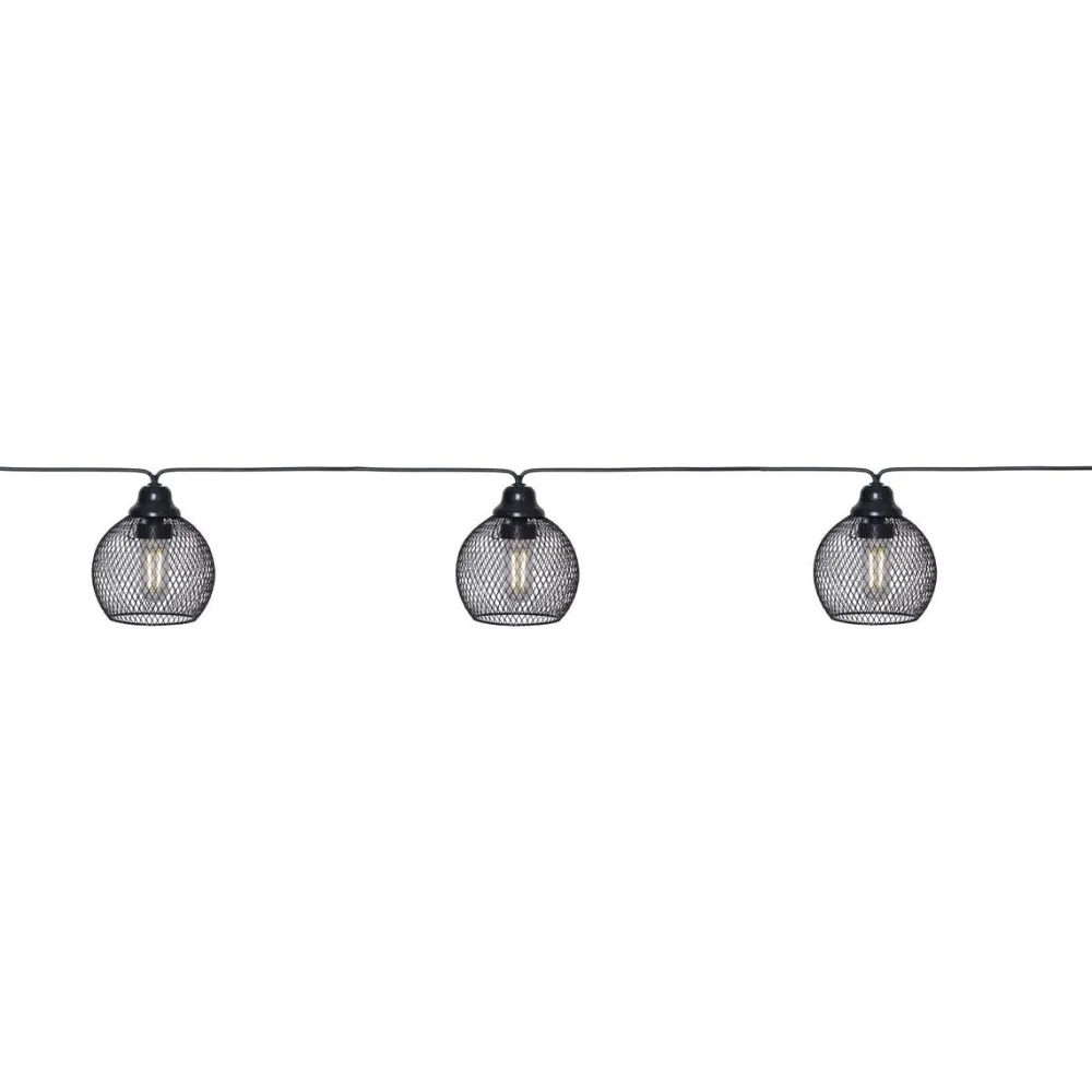 Aurinkokennovalosarja Sunlight 700 cm musta*Star Trading Outlet