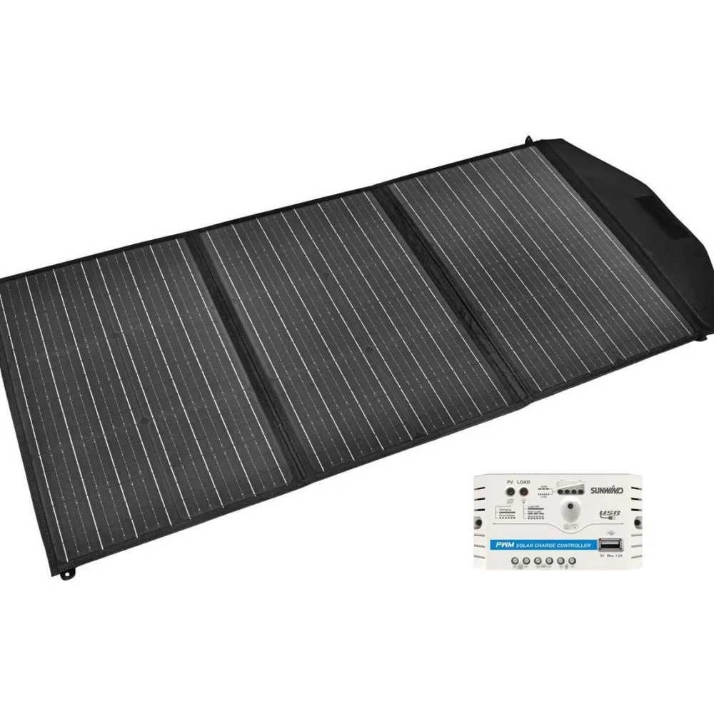 Best Aurinkopaneeli Solveig Fold Caravan/Vene 135W sis. Säädin Aurinkopaneelit