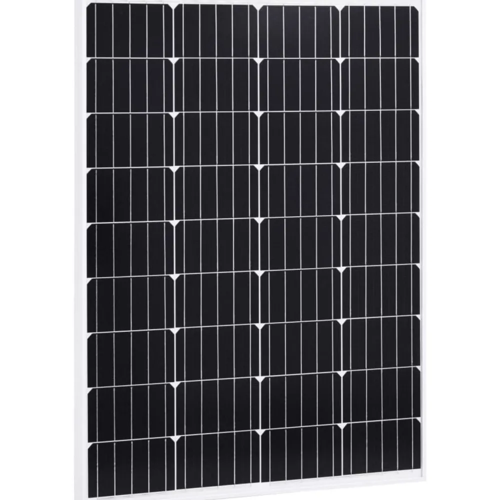 Aurinkopaneelit 2kpl, 100 W, yksikiteinen alumiini ja turvalasi*FinePRICE