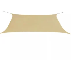 Outlet Aurinkopurje oxford-kangas suorakaide 4x6 m beige Aurinkovarjot